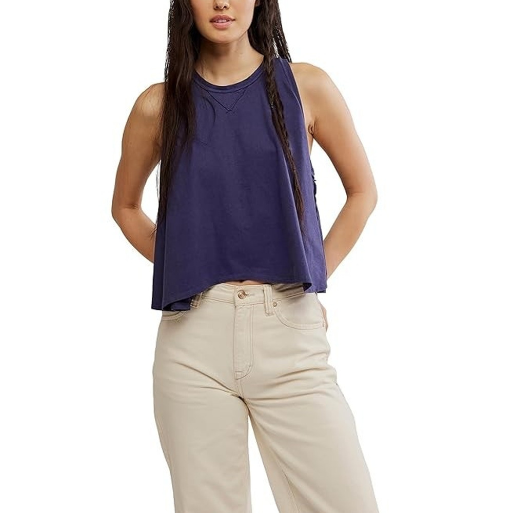 Free People Women's Hialeah Sleeveless Cotton T-Shirt Small (4-6) NWT